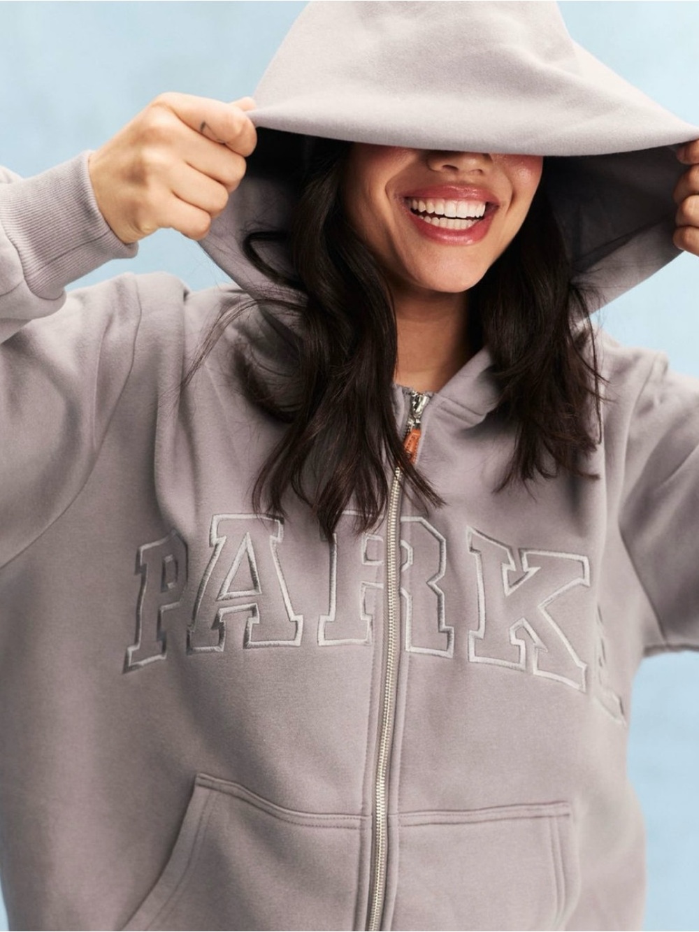 PARKE ZIP-UP STONE